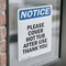 Signmission Please Cover Hot Tub After Use Thank You, 10 in W x Rectangle, Vinyl Decal OS-2PACK-NS-D-1014-V-17359 - alternate 2